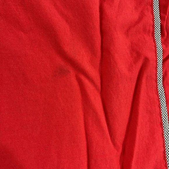 Men’s G-Net Red & Black Cotton Blend 2 Pocket Zipper Button Down Shirt (4XL) P22 - Picture 8 of 9